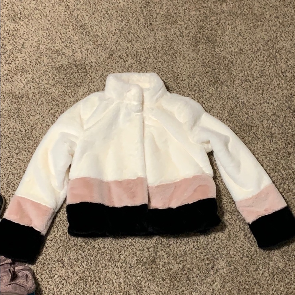 Faux fur jacket